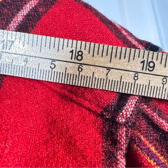 Vtg Pendleton Wool Board Shirt Men XL Tartan Plaid Loop Collar Virgin Wool USA - Picture 4 of 10